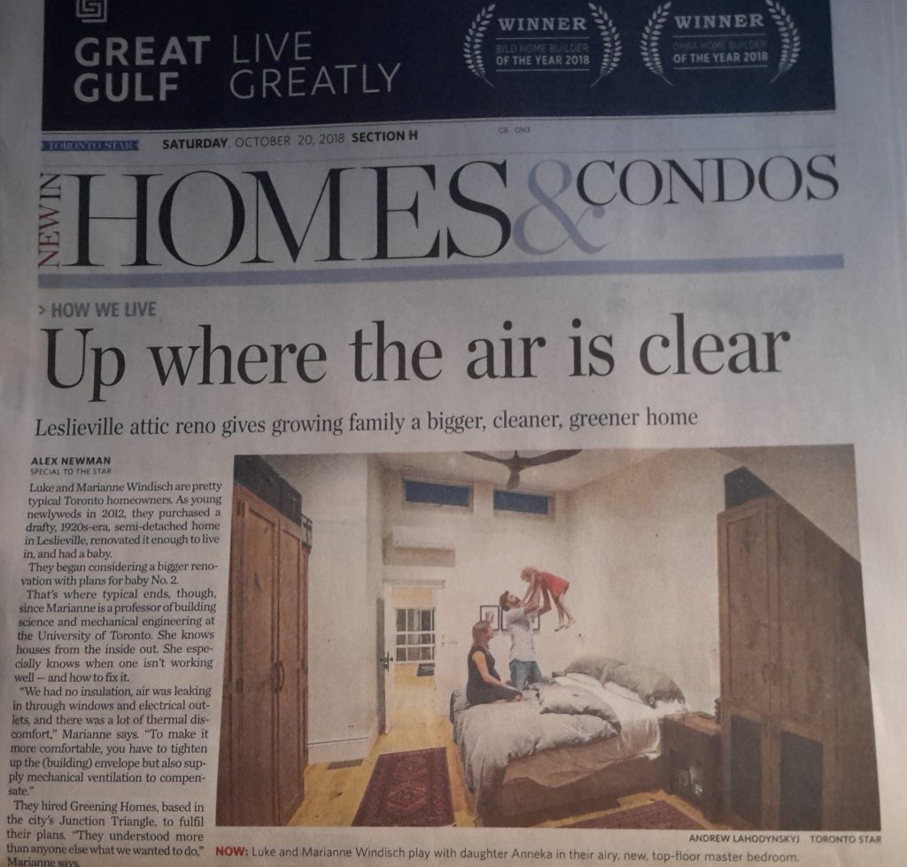 Toronto Star front page homes and condos Oct 20_18